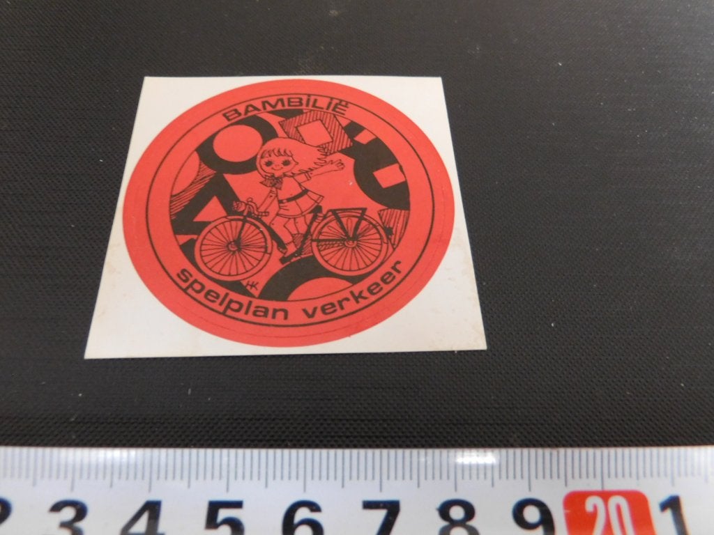 sticker BAMBILIË spelplan verkeer  Fiets, Ophalen, Zo goed als nieuw