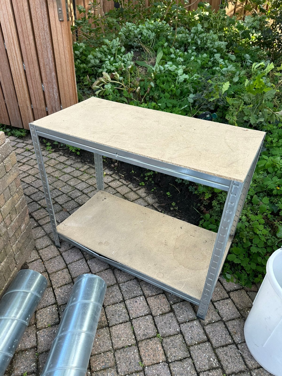 Halve stellingkast, Ophalen, Gebruikt, Hout, Overige typen