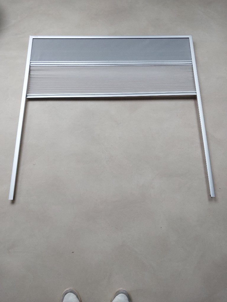 VELUX Verduisterend rolgordijn + plissé grijs DFD U08 0705S, Huis en Inrichting, Stoffering | Gordijnen en Lamellen, Gebruikt