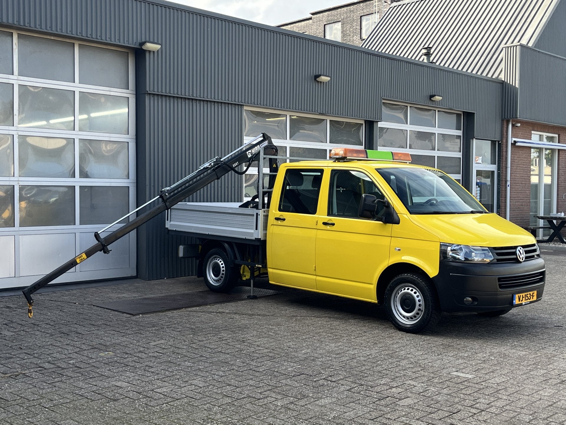 Volkswagen Transporter 2.0 EcoFuel L2H1 Benzine / Cng Openla, Auto's, Euro 5, Stof, Gebruikt, Zwart