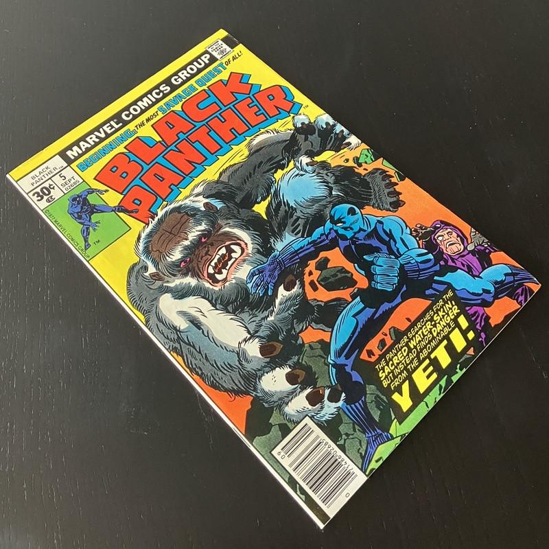 Black Panther Vol.1 #5 (1977) VF+ (8.5), Eén comic, Amerika, Marvel Comics, Ophalen of Verzenden