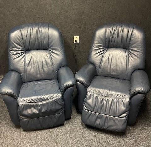 Sta-op stoel, Huis en Inrichting, Fauteuils, Ophalen, Gebruikt, 50 tot 75 cm, Leer
