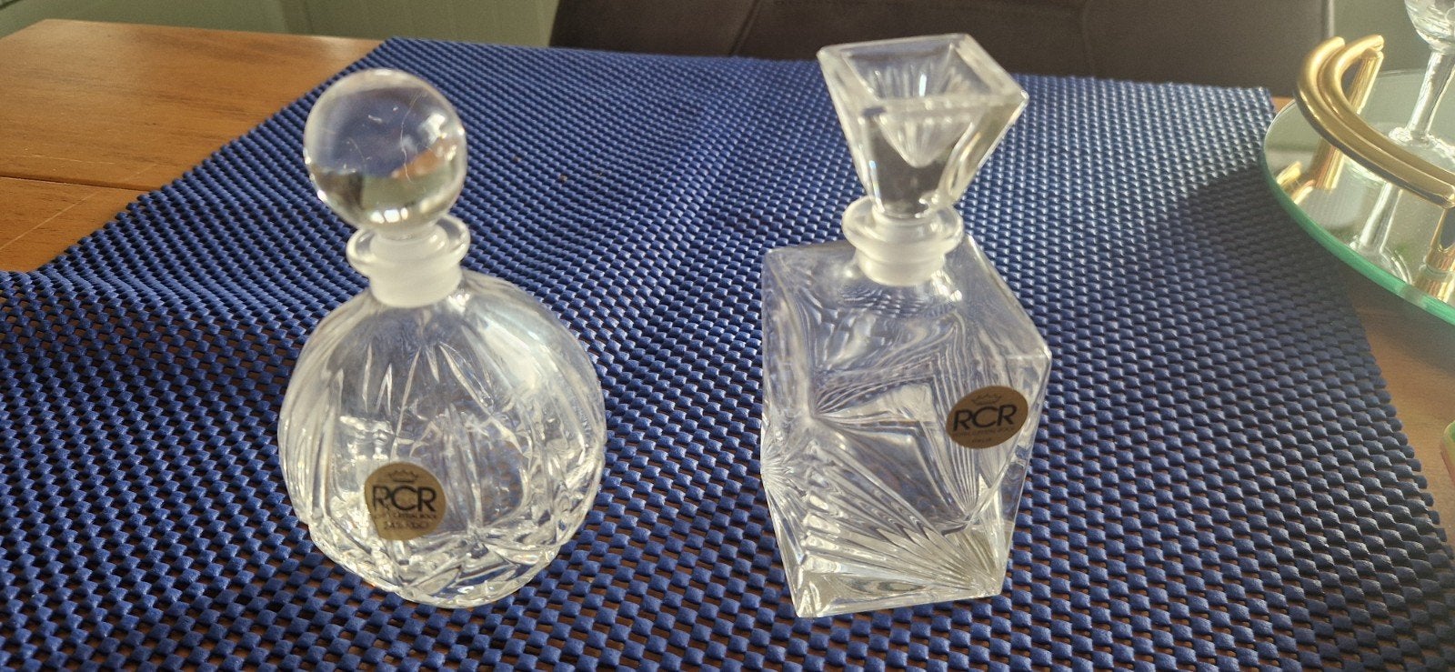 RCR Royal Crystal Rock Italia Kristallen Flessen, Ophalen of Verzenden