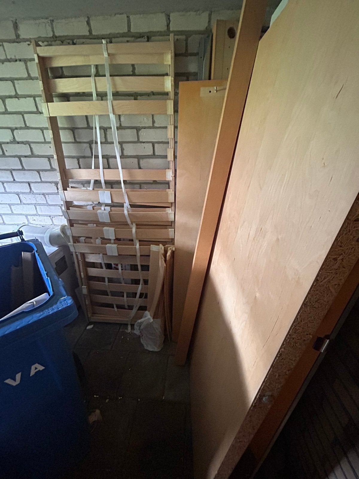 Ikea bed Grenen gratis ophalen Zwolle, Ophalen, Gebruikt, Beige, Tweepersoons