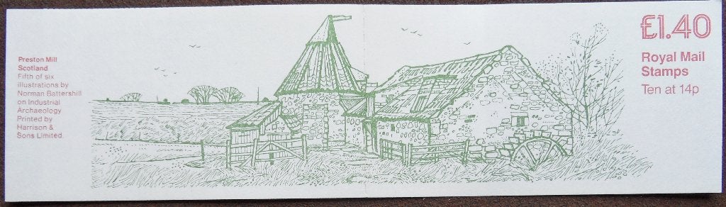 Postzegelboekje Engeland – Industrial Archaeology - No 5, Ophalen of Verzenden, Postfris