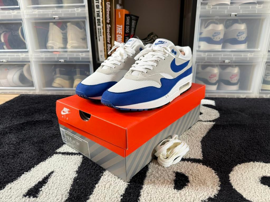 Nike Air Max 1 OG ‘Royal Blue’ (Anniversary 2017), Ophalen of Verzenden, Zo goed als nieuw, Blauw