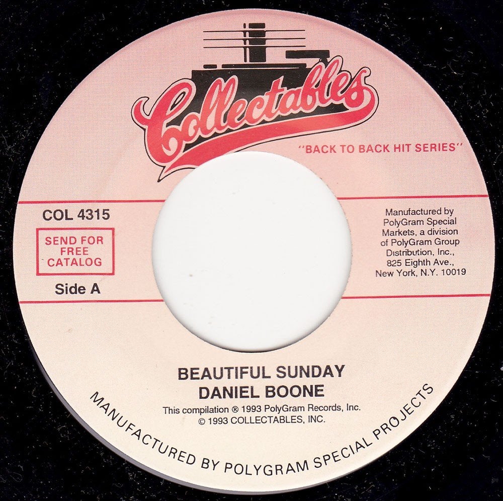 Daniel Boone - Beautiful Sunday 7", Verzenden, Nieuw in verpakking, 7 inch, Pop