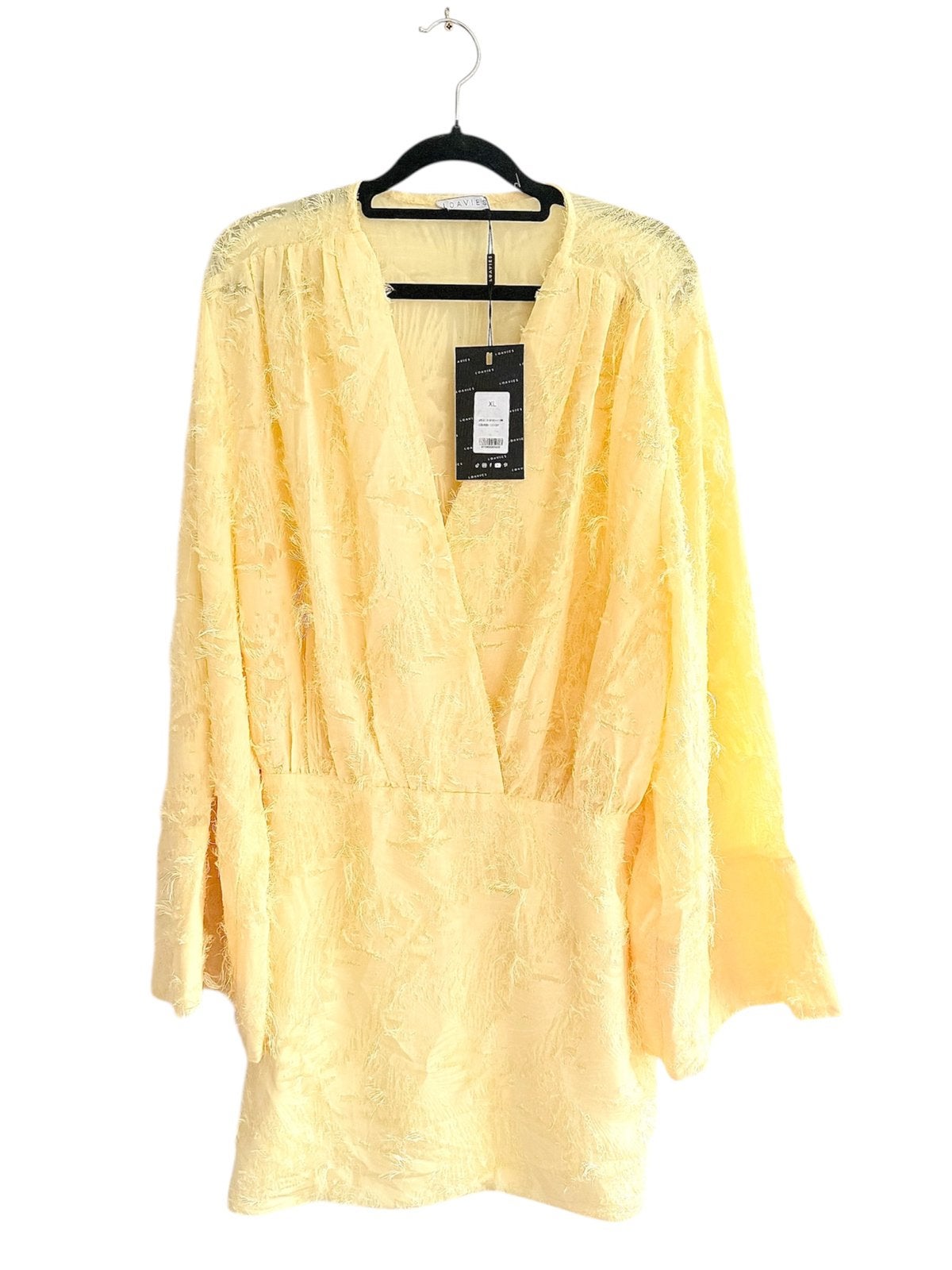 Gele jurk Loavies nieuw met label maat XL, Geel, Maat 46/48 (XL) of groter, Nieuw, Ophalen of Verzenden