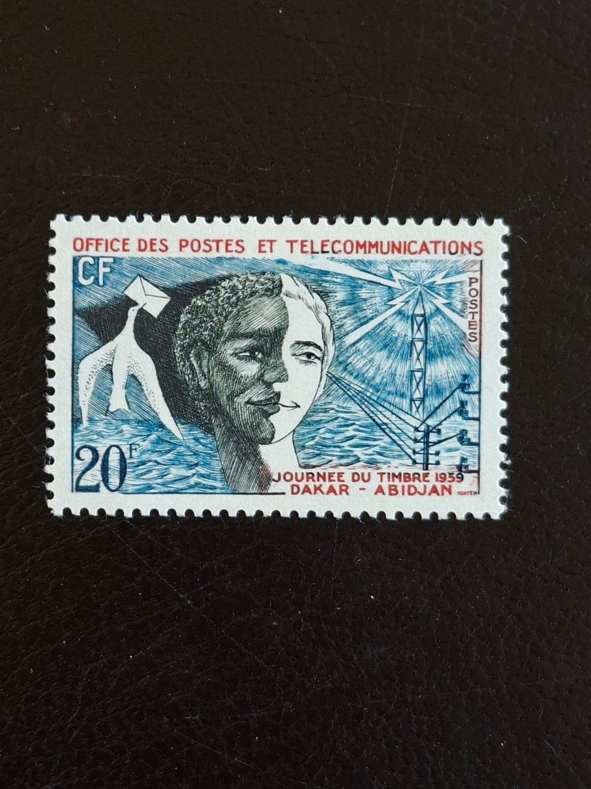 Frans West Afrika Mi 103. Pf plakker, Ophalen of Verzenden, Overige landen, Postfris