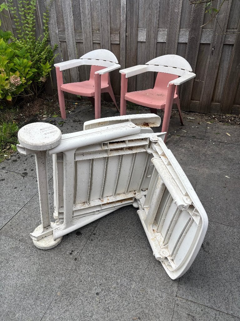 tuinstoelen & ligbed, Tuin en Terras, Ophalen, Gebruikt, Kunststof