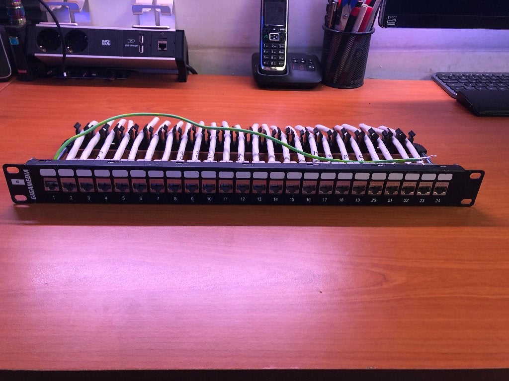 Gigamedia Patchpaneel Premium CAT6A, Ophalen of Verzenden, Nieuw
