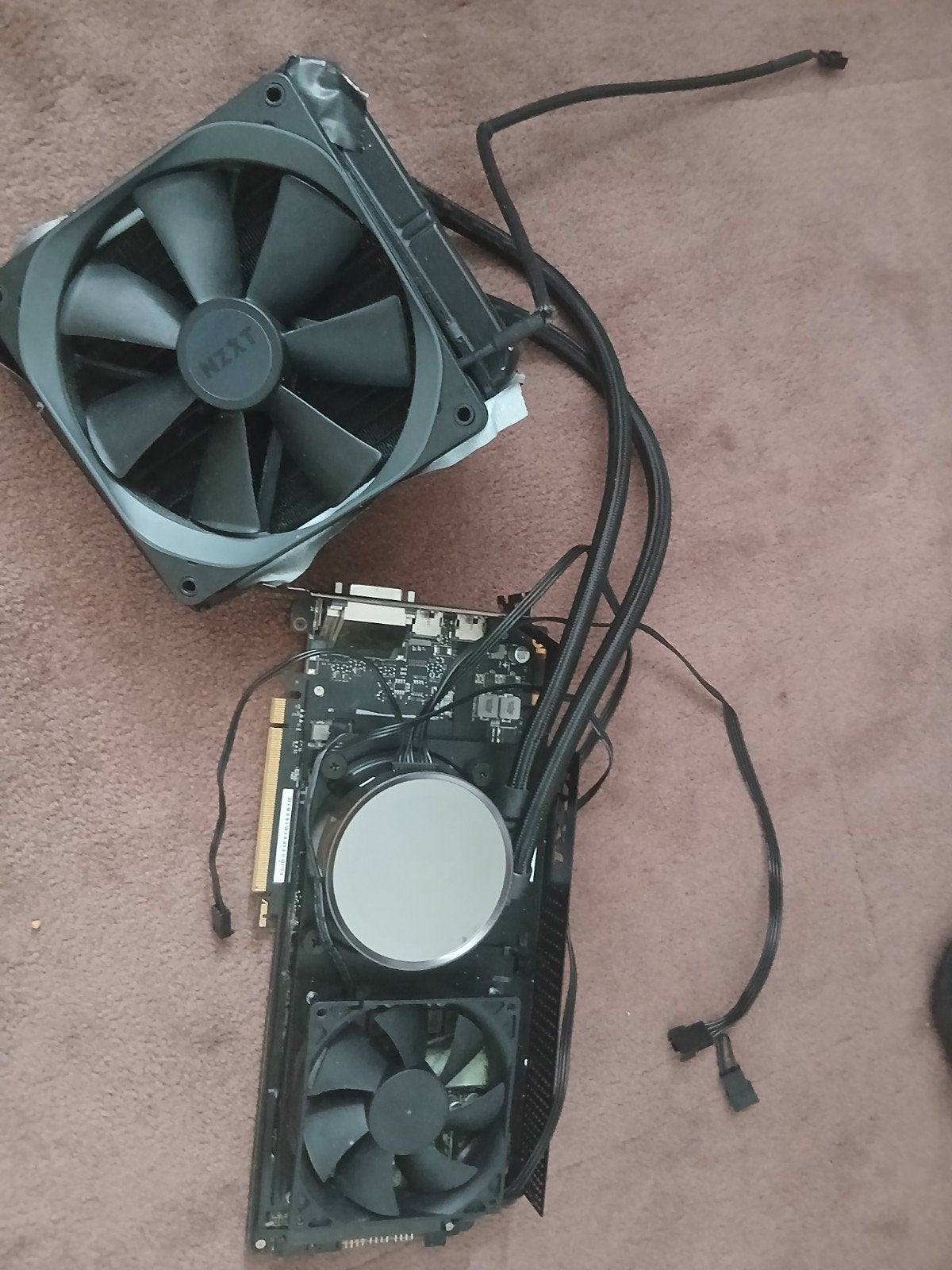 Nvidia GeForce GTX 1080 Ti 11GB met NZXT Kraken G12, Computers en Software, PCI-Express 3, Gebruikt, Ophalen of Verzenden, GDDR5
