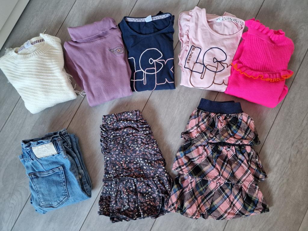 Leuk pakket kleding meisje m 134, 140, 146. B.nosy, shoeby, Ophalen of Verzenden, Zo goed als nieuw, Maat 134