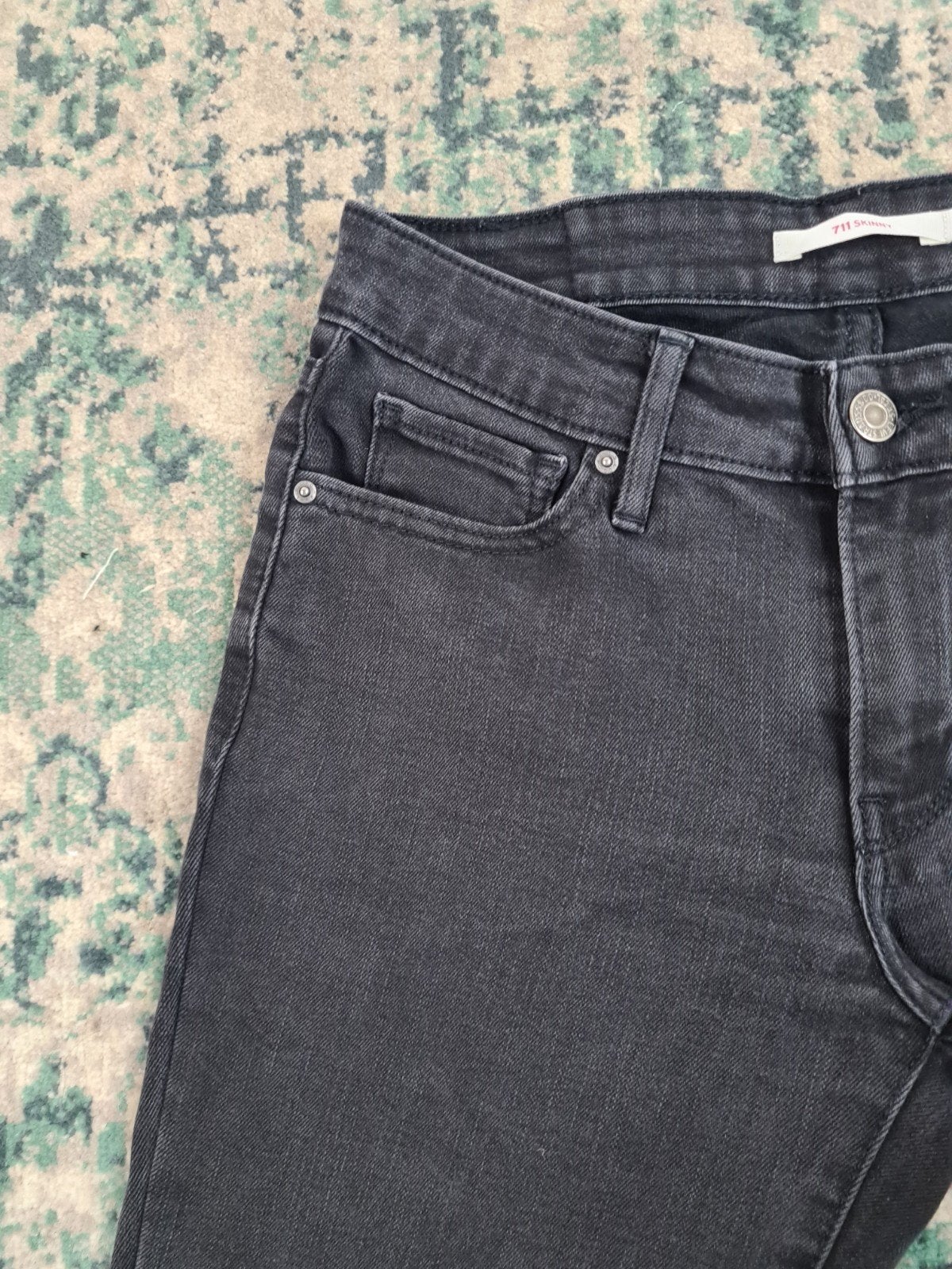 Levi’s 711 skinny W26 L28 Dames Tulsi2628 Low-ris, Zwart, Ophalen of Verzenden, W27 (confectie 34) of kleiner, Gedragen