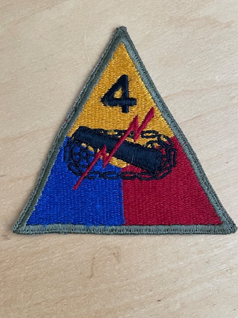 WW2 US, embleem, Armoured Division emblemen, Ophalen of Verzenden, Landmacht, Amerika, Embleem of Badge