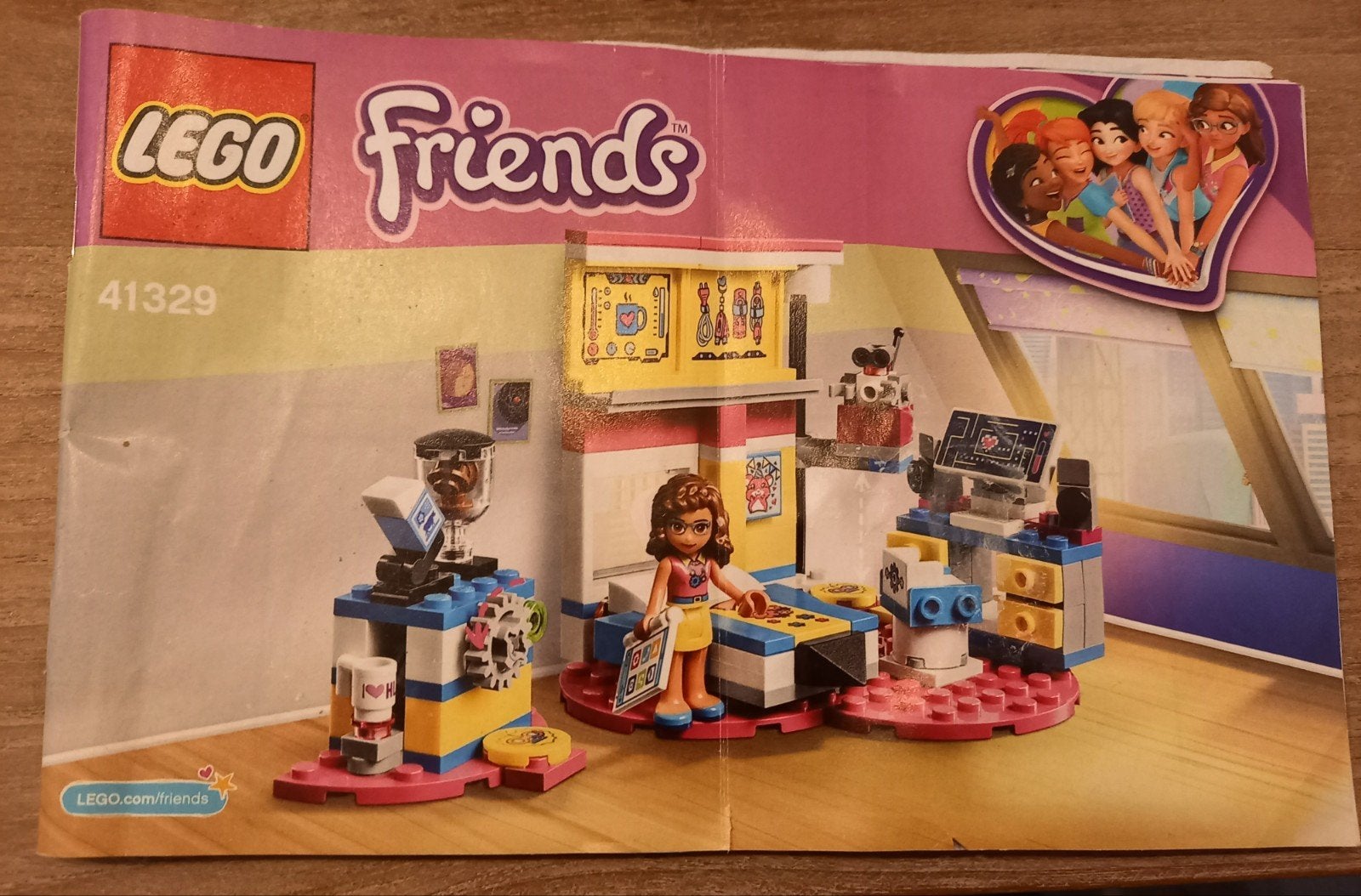 LEGO Friends 41329 Olivia's Slaapkamer, Ophalen of Verzenden, Zo goed als nieuw, Overige merken