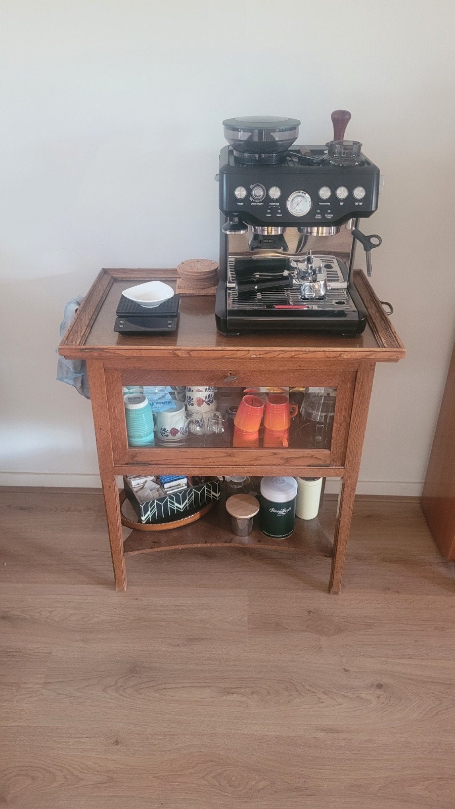 Vintage theehuisje / bijzettafel, Antiek en Kunst, Ophalen