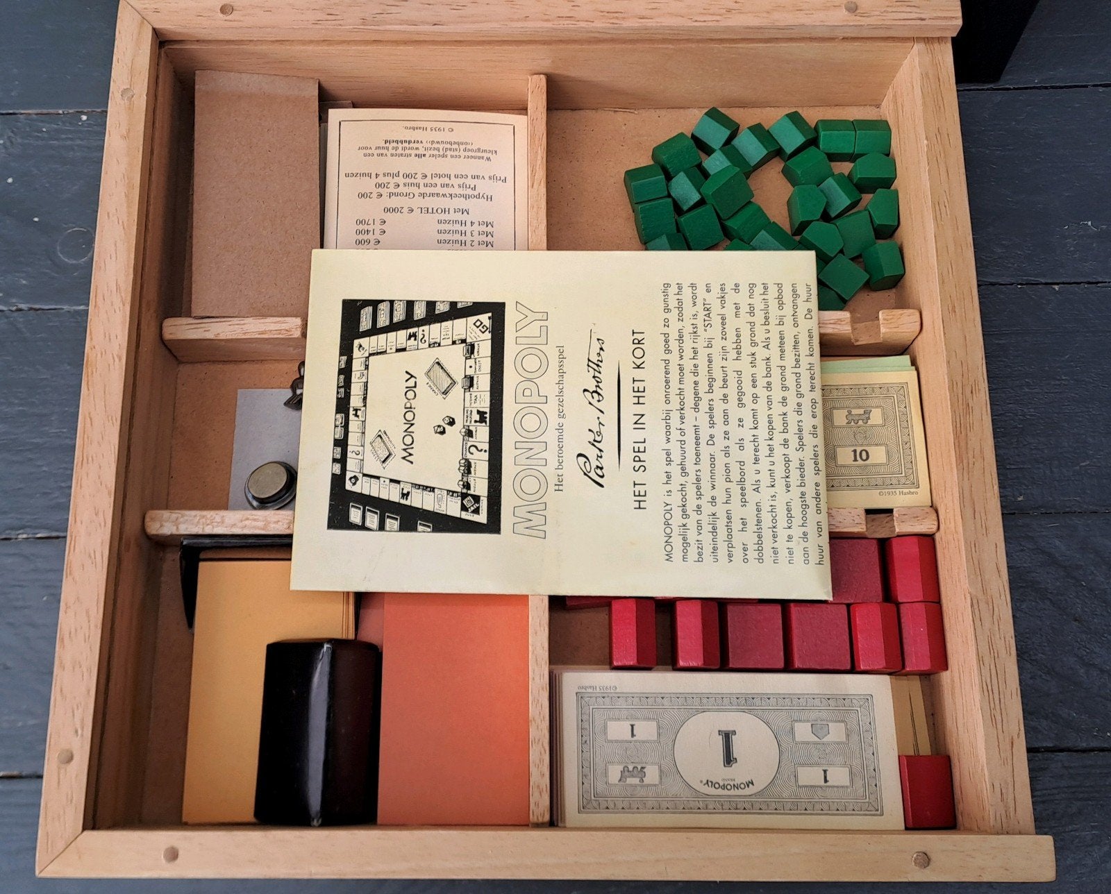 Monopoly limited edition in houten box, Parker, Vijf spelers of meer, Nieuw, Ophalen of Verzenden