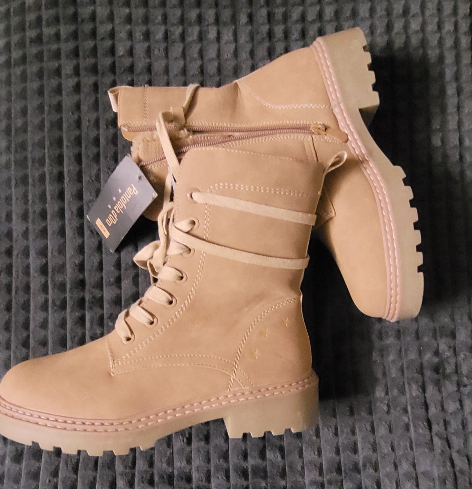 Pantofola d'Oro dames veterlaarzen - Nieuw met kaartjes, Beige, Lage of Enkellaarzen, Nieuw, Ophalen of Verzenden