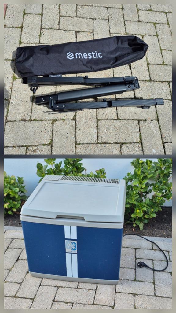 Mobicool B40 Hybrid koelbox - 40L - 12V / 230V met standaard, Caravans en Kamperen, Koelboxen, Ophalen, Gebruikt, Koelbox, Compressor
