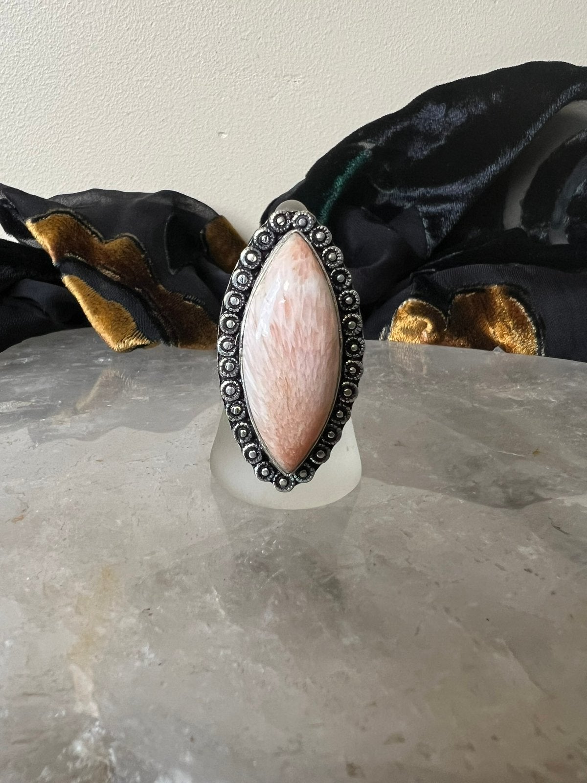 Scoleciet beschermt vrede harmonie balans intuïtie magie TIP, Sieraden, Tassen en Uiterlijk, Ringen, 18 tot 19, Nieuw, Ophalen of Verzenden
