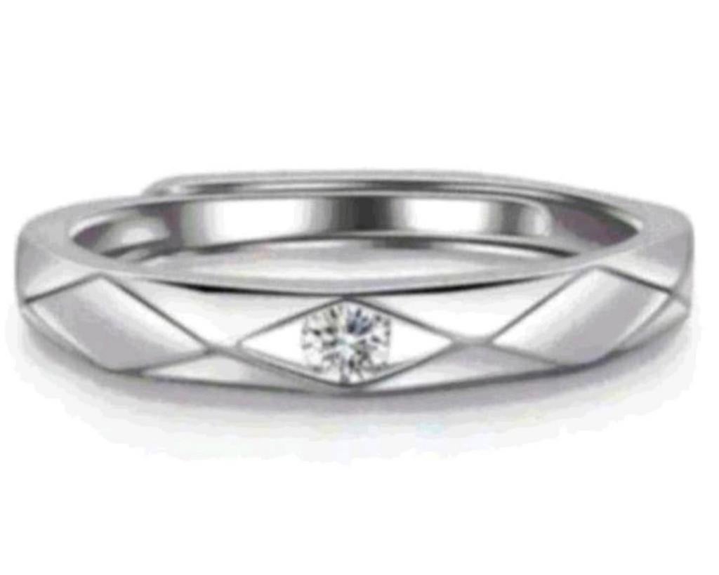 Ring Swarovski maat 18, Verzenden, Nieuw, Zilver