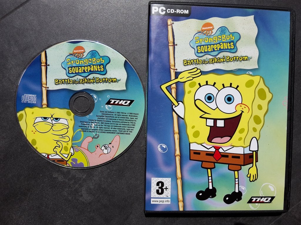 PC Game - Spongebob Squarepants Battle for Bikini Bottom, Spelcomputers en Games, Avontuur en Actie, 1 speler, Ophalen of Verzenden