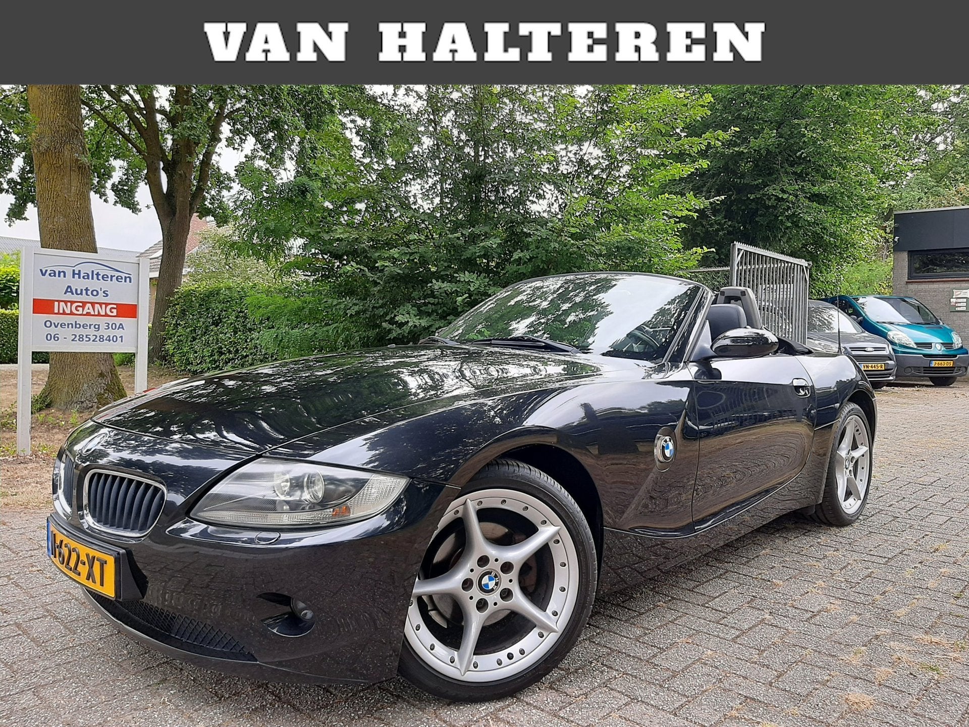 BMW Z4 Roadster 2.2i 6-Cilinder Airco Automaat Navi Nwe APK, Achterwielaandrijving, Gebruikt, Zwart, Cabriolet