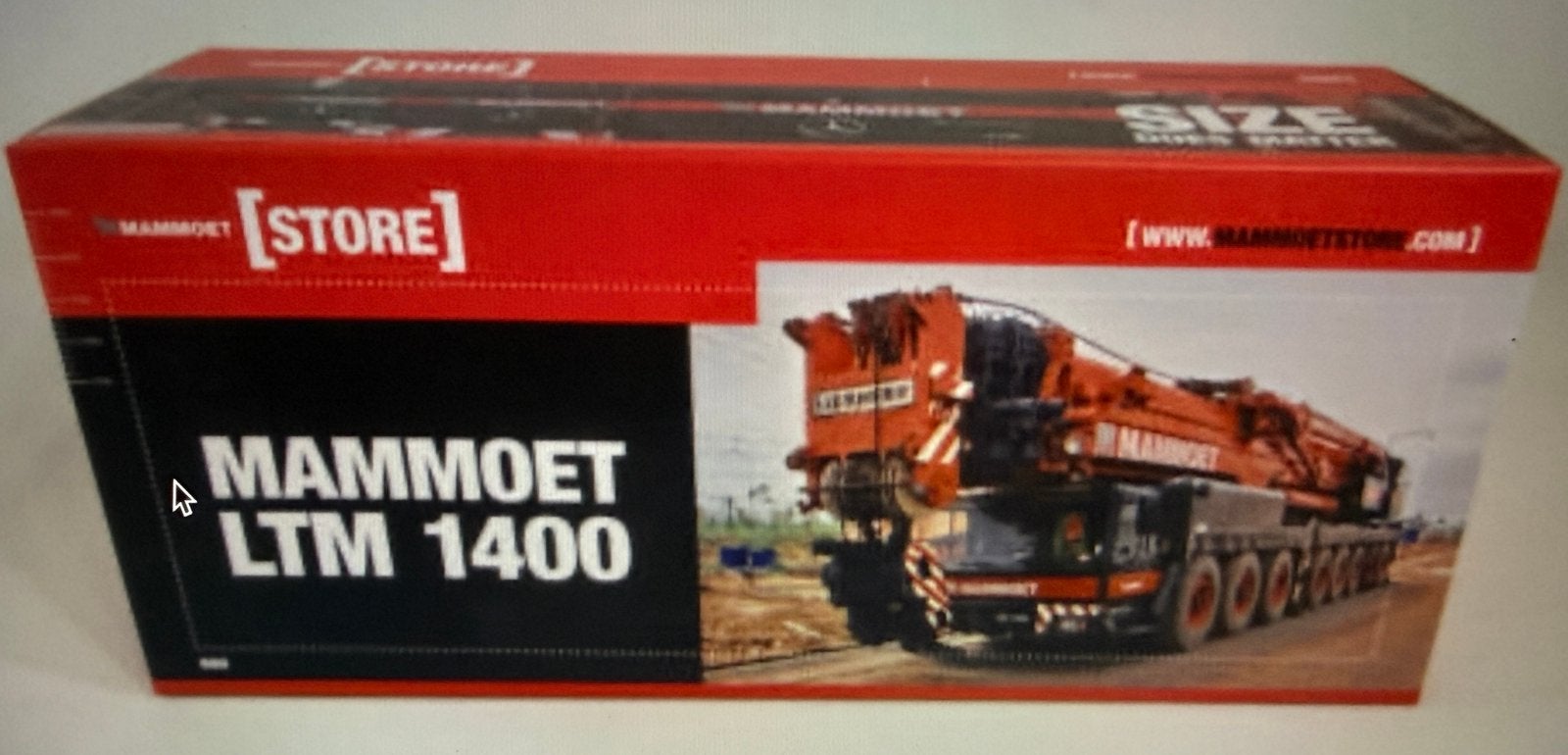 Nieuwe Mammoet Liebherr LTM1400 mobiele kraan schaalmodel, Ophalen of Verzenden, Nieuw, Tractor of Landbouw