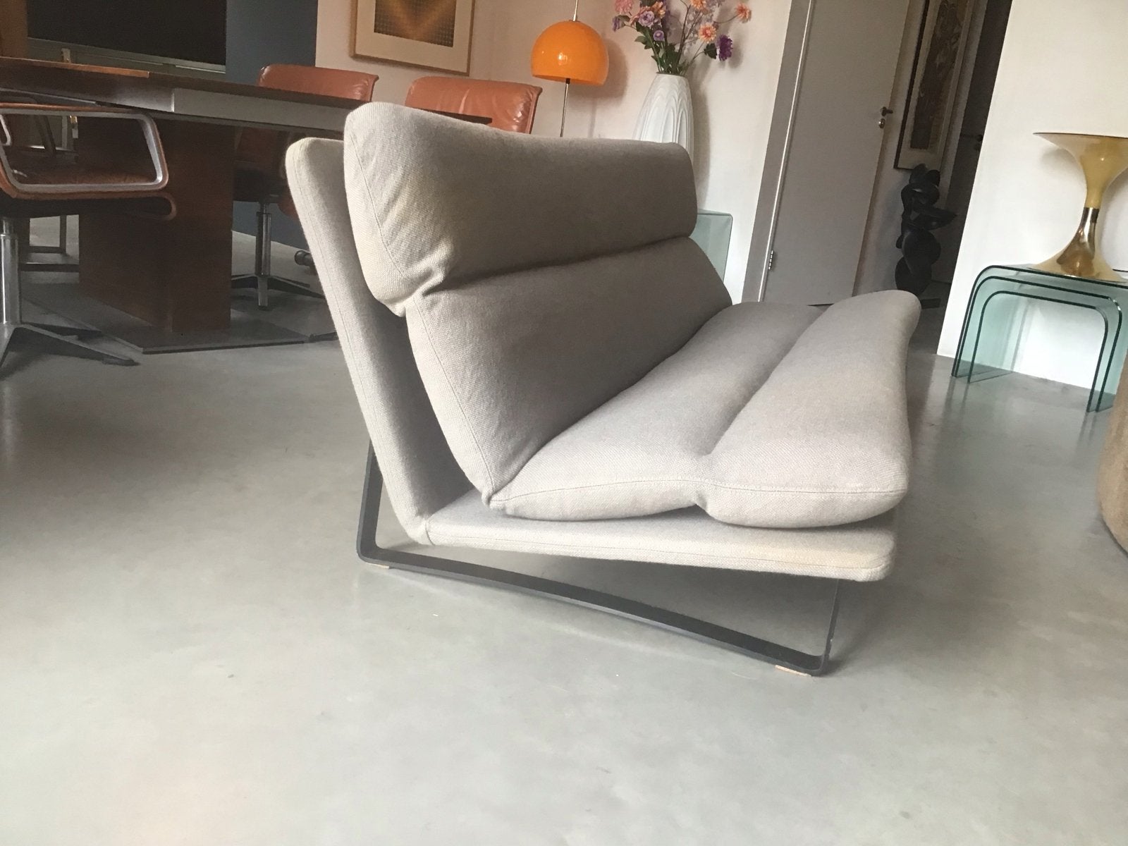 Kno Liang design bank. Lengte ca. 180 cm, Huis en Inrichting, Ophalen, Gebruikt, 150 tot 200 cm, Tweepersoons