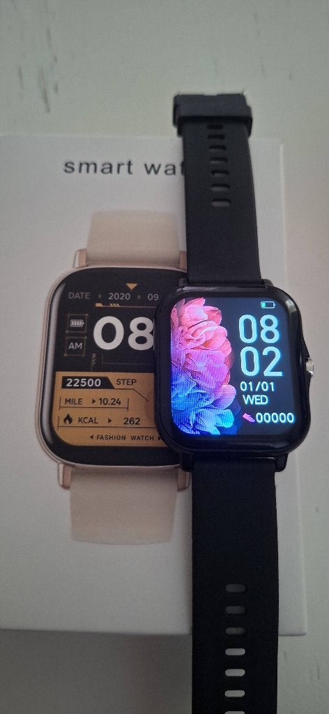 Smartwatch, Ophalen, Zo goed als nieuw, Zwart, Android