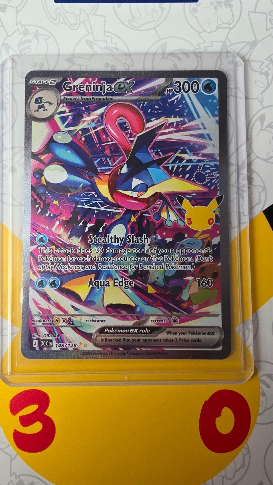 Greninja EX 148/128, Ophalen, Zo goed als nieuw