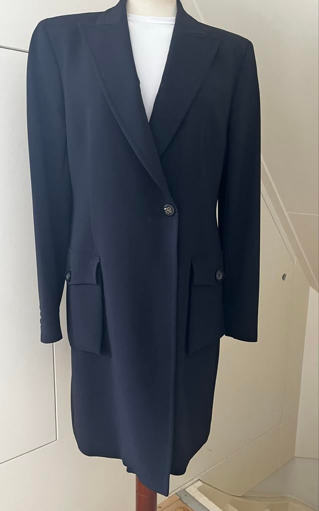 Pauw blauwe jas maat  5 40 42 L/XL , Antonelli top blouse, Kleding | Dames, Ophalen of Verzenden, Gedragen, Maat 42/44 (L), Blauw