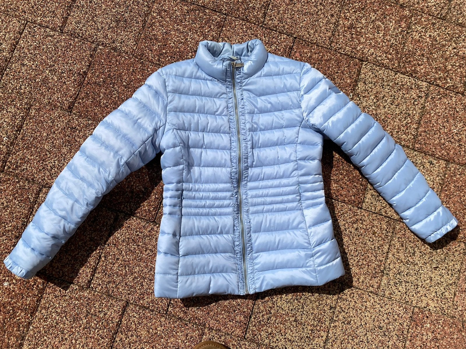Jacky Luxury tussen jas/gewatteerd jack licht/ijs blauw mt S, Ophalen of Verzenden, Zo goed als nieuw, Maat 36 (S), Blauw