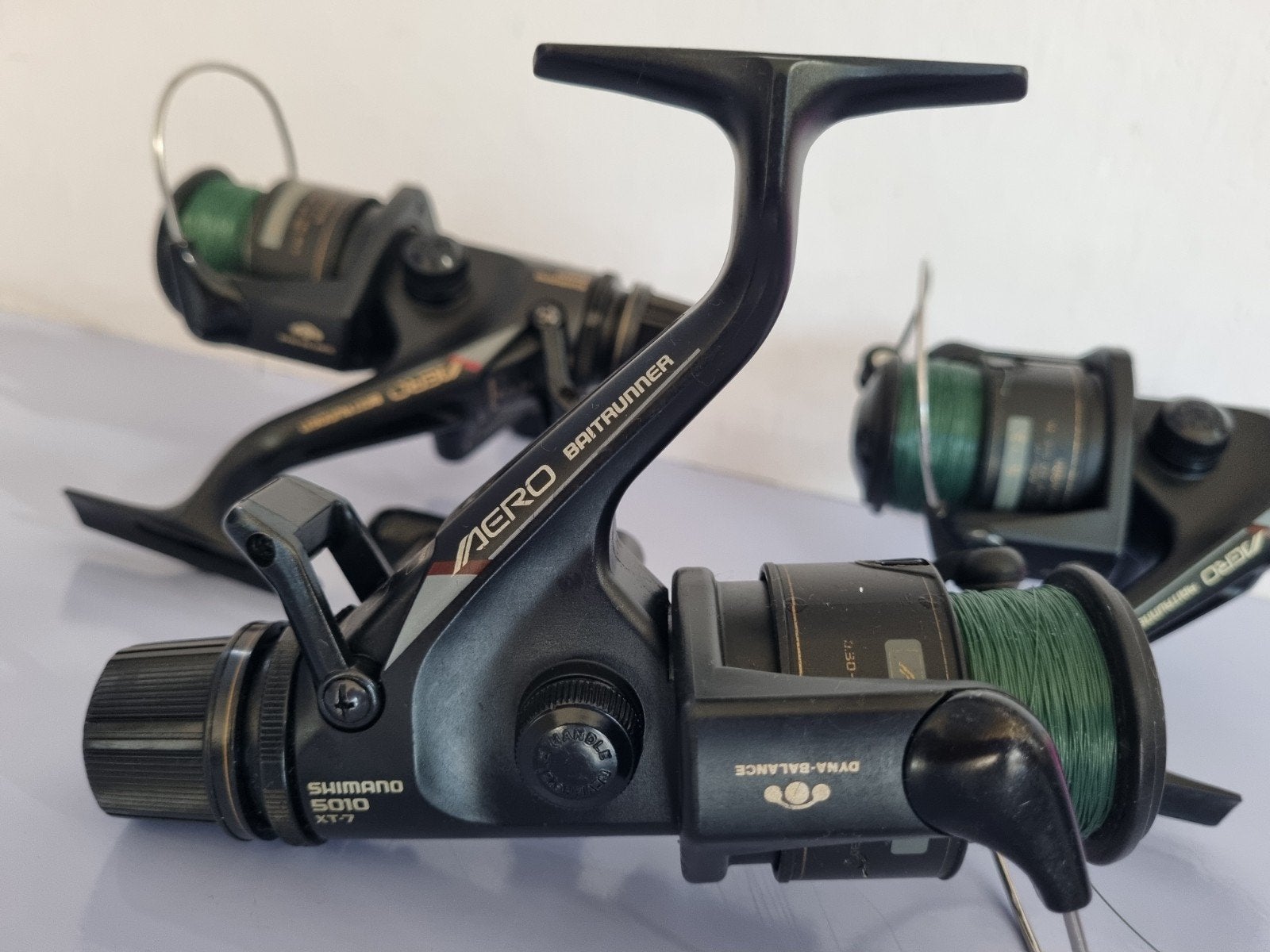 Shimano Aero Baitrunner 5010 XT-7 Molens (3 stuks), Ophalen of Verzenden, Gebruikt, Molen