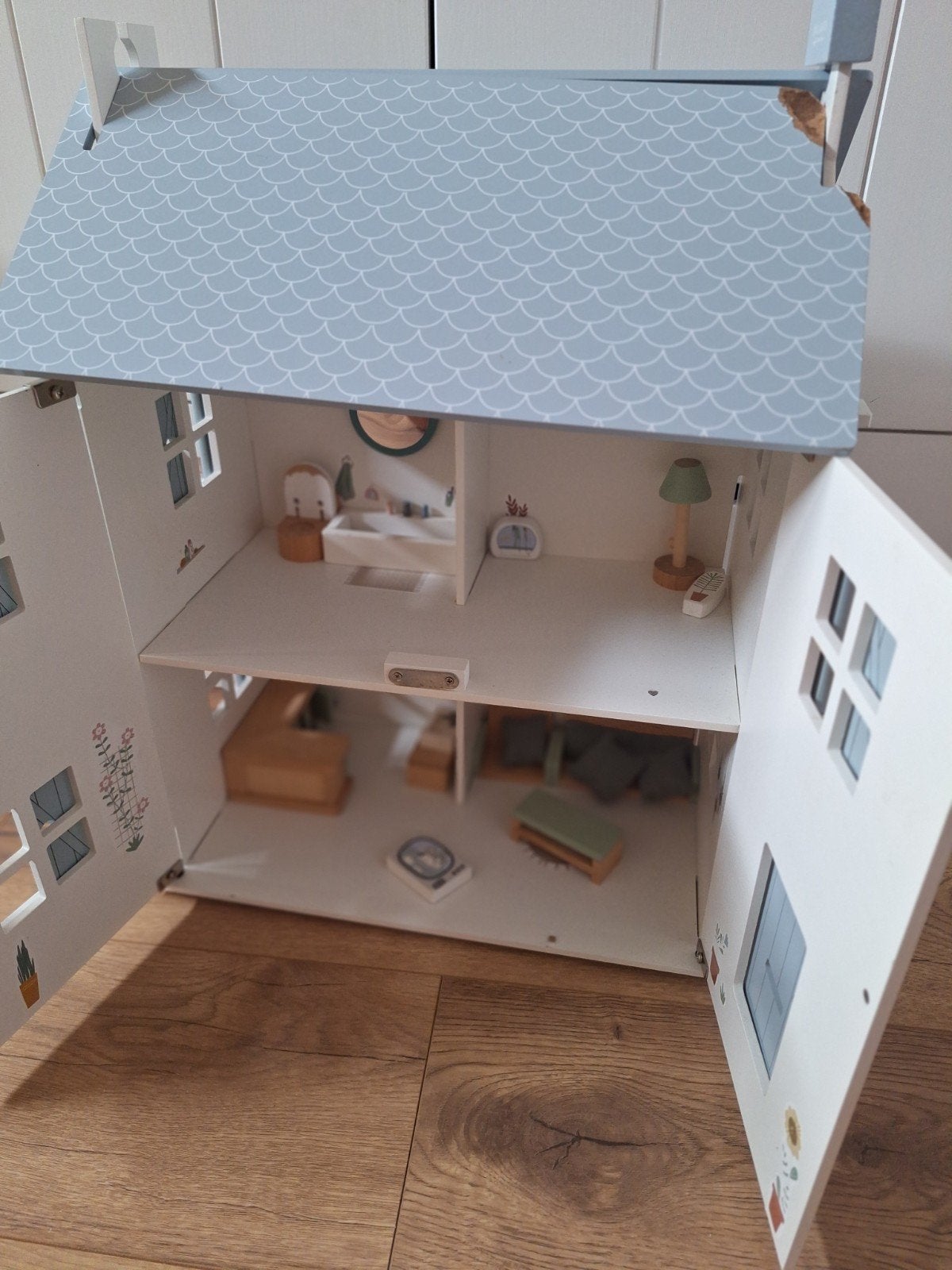 Little Dutch Houten Poppenhuis met Meubels, Kinderen en Baby's, Speelgoed | Poppenhuizen, Ophalen, Gebruikt, Poppenhuis