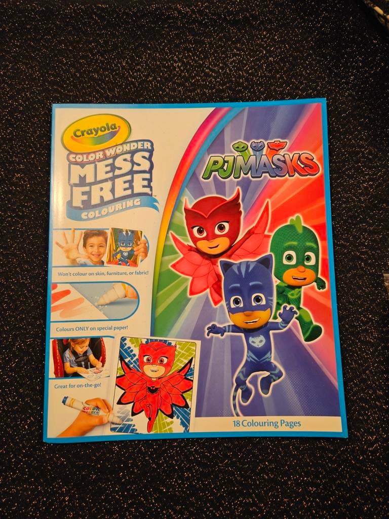 Crayola PJ Masks Kleurboek met 5 Color Wonder stiften, Ophalen of Verzenden, Nieuw, Knutselen