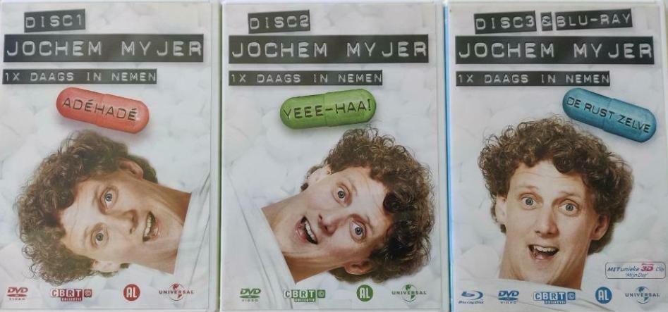 DVD's Cabaret: Jochem Myjer/Roué Verveer/Theo Maassen, Alle leeftijden, Ophalen of Verzenden, Zo goed als nieuw, Stand-up of Theatershow