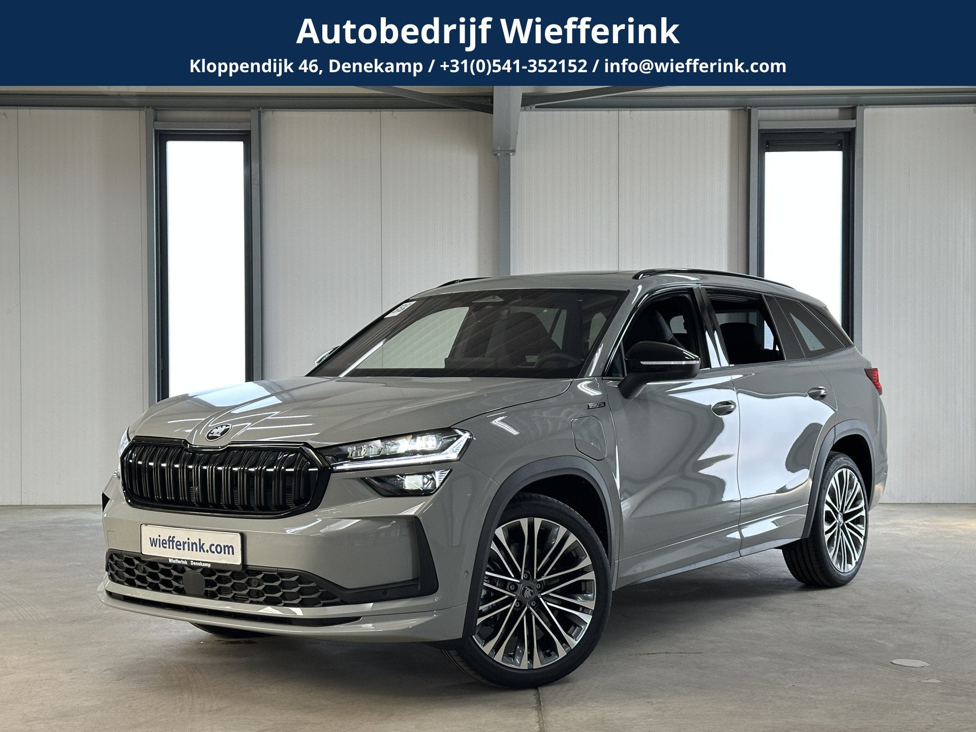Skoda Kodiaq 1.5 TSI PHEV Sportline | Pano | Comfort- Winter, Auto's, Zwart, 4 cilinders, Bedrijf, 1813 kg