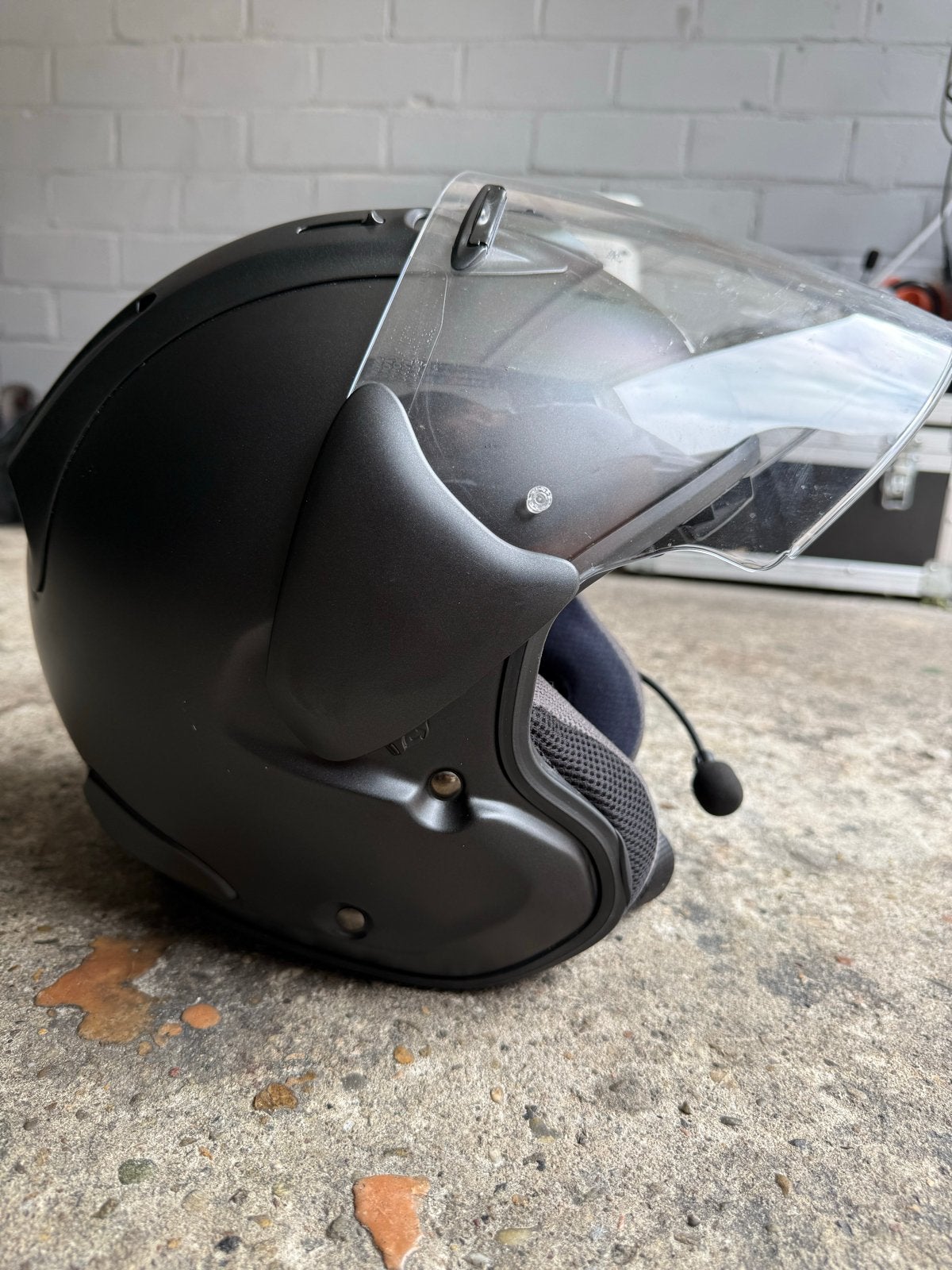 Arai SZR-EVO helm met Pinlock en Cardo Freecom 4x, Ophalen, Arai, Heren, Jethelm