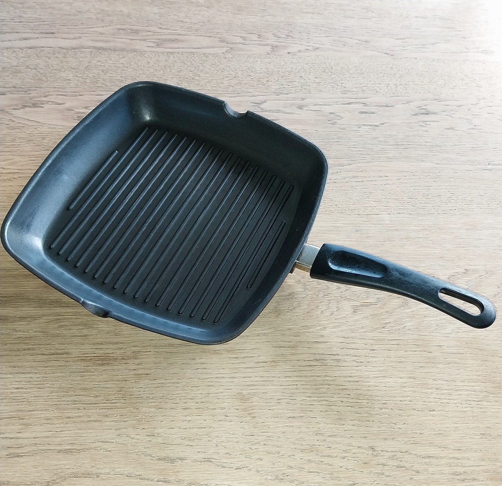Grillpan 28 cm, Huis en Inrichting, Antiaanbaklaag, Ophalen, Zo goed als nieuw