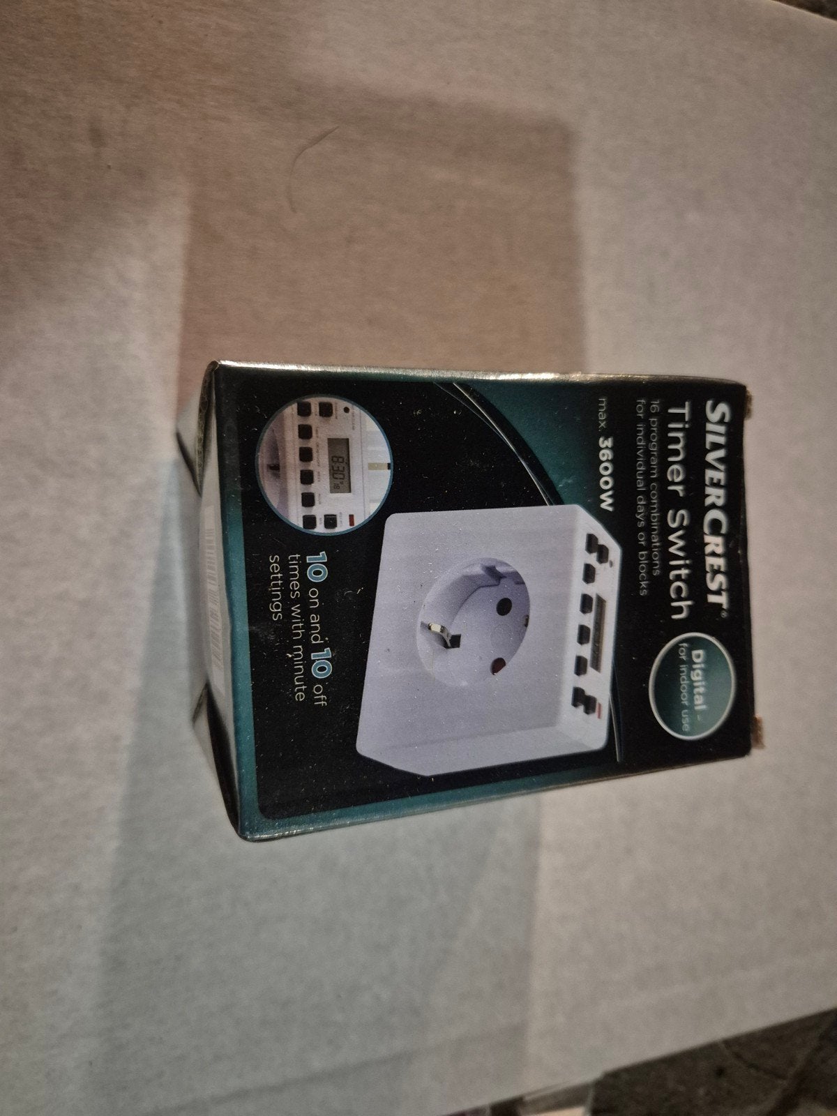 SilverCrest Digitale Tijdschakelaar - Max. 3600W, Ophalen of Verzenden, Nieuw