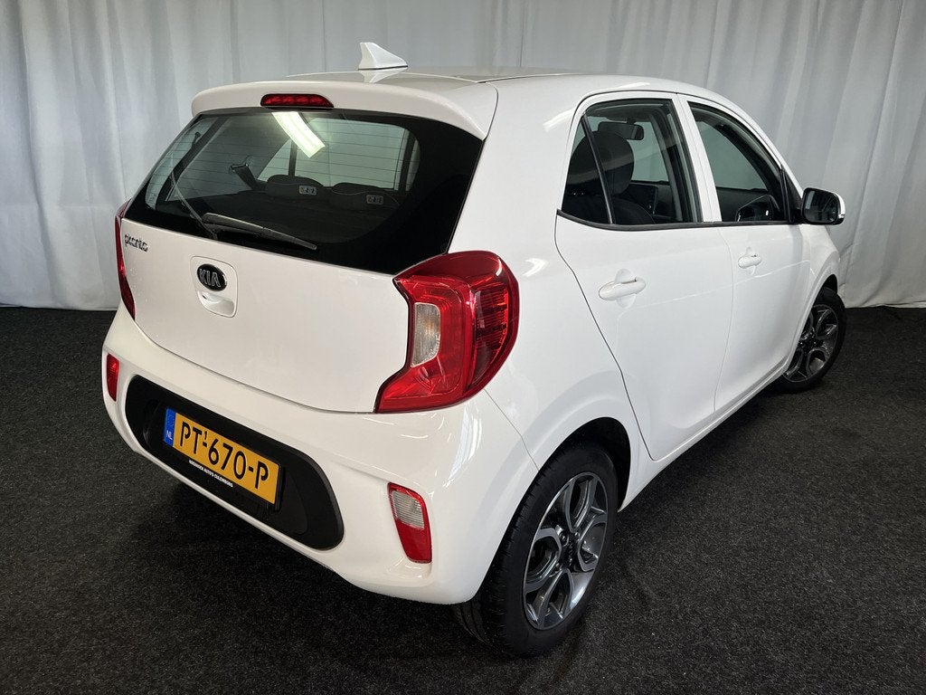 Kia Picanto 1.2 CVVT First Edition AUTOMAAT/APPLE/CRUISE/CAM, Auto's, Kia, 83 pk, Stof, Gebruikt, 4 cilinders
