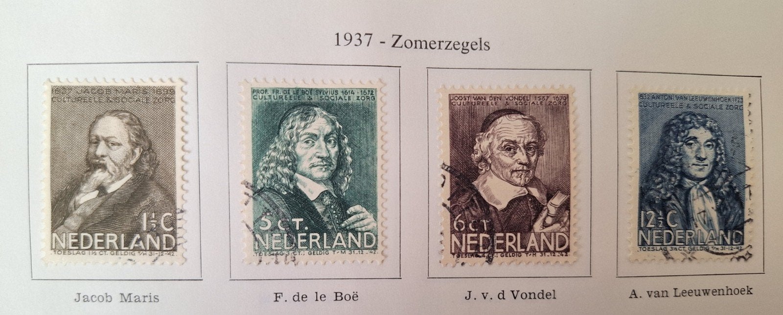 Zomerzegels 1937.        18.1, Postzegels en Munten, Postzegels | Nederland, Ophalen of Verzenden