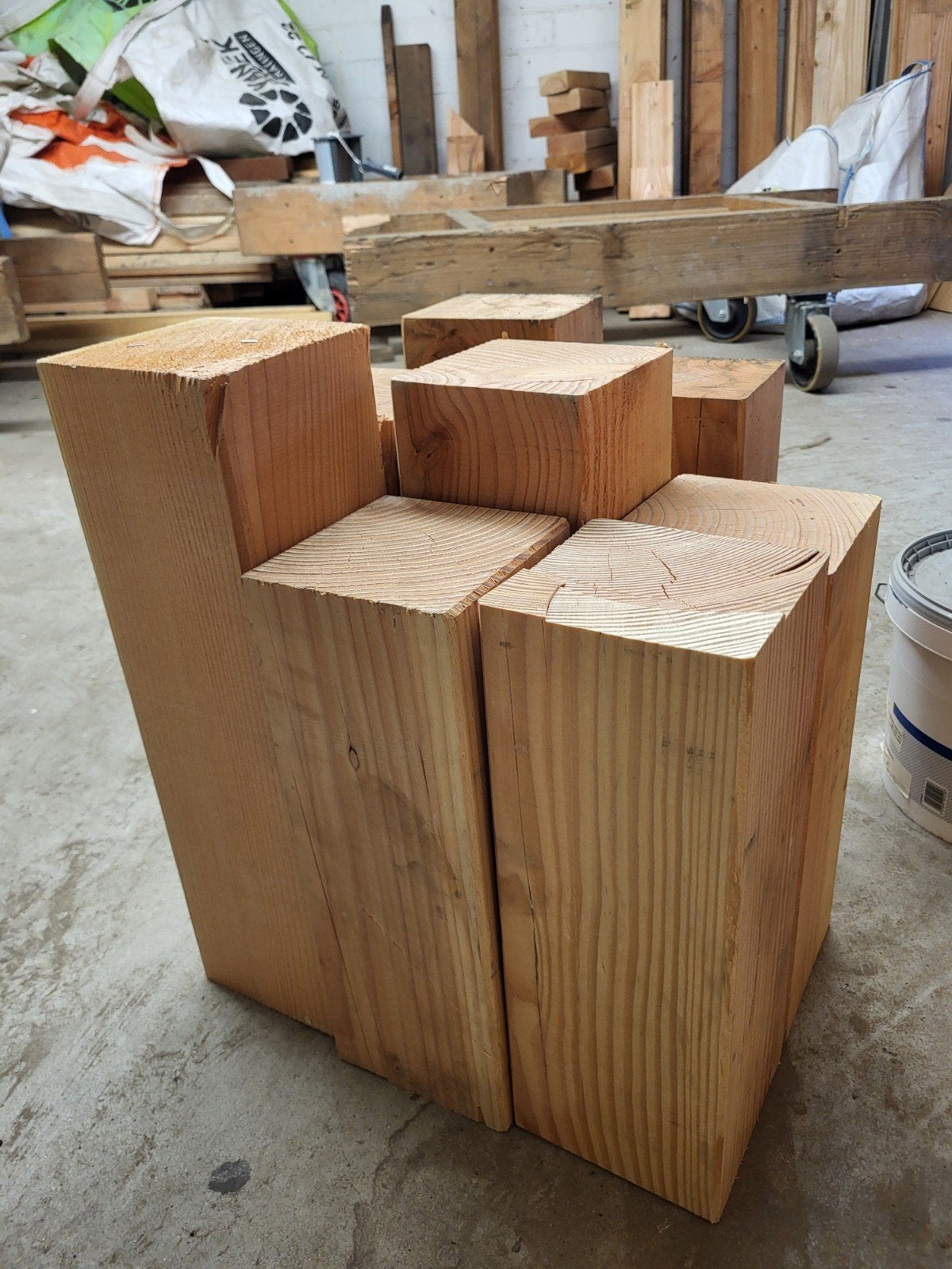 houten paaltjes (12 stuks), Ophalen, Nieuw, Minder dan 180 cm, Palen