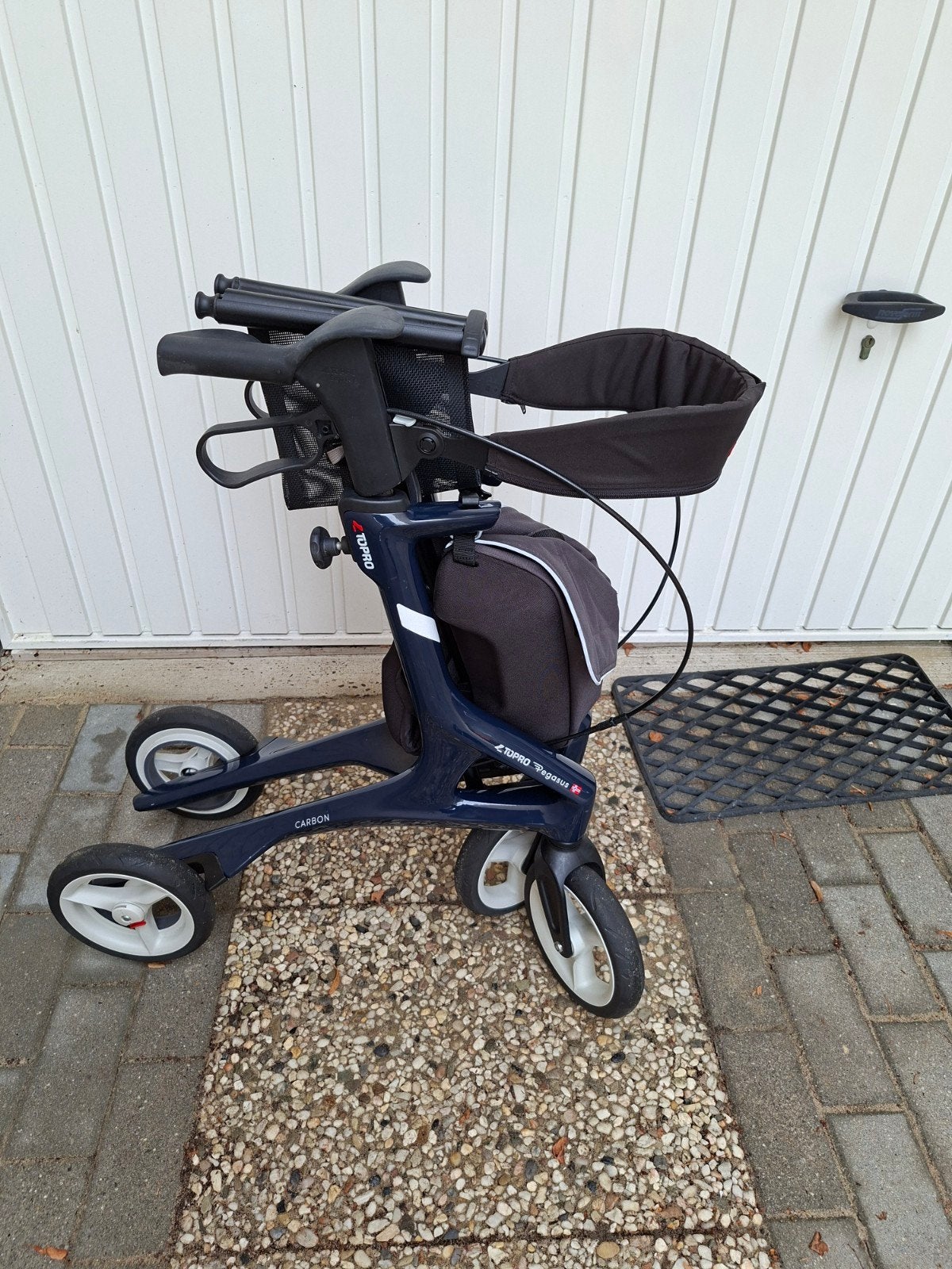 Z.G.A.N Topro Pegasus Blue Carbon Rollator, Diversen, Ophalen, Lichtgewicht, Zo goed als nieuw