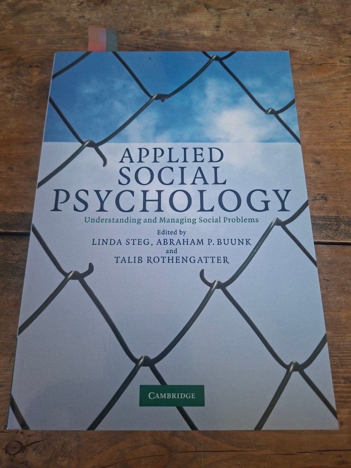 Applied Social Psychology - Linda Steg, Zo goed als nieuw, Gamma, Linda Steg, Abraham P. Buunk, Talib Rothengatter, HBO