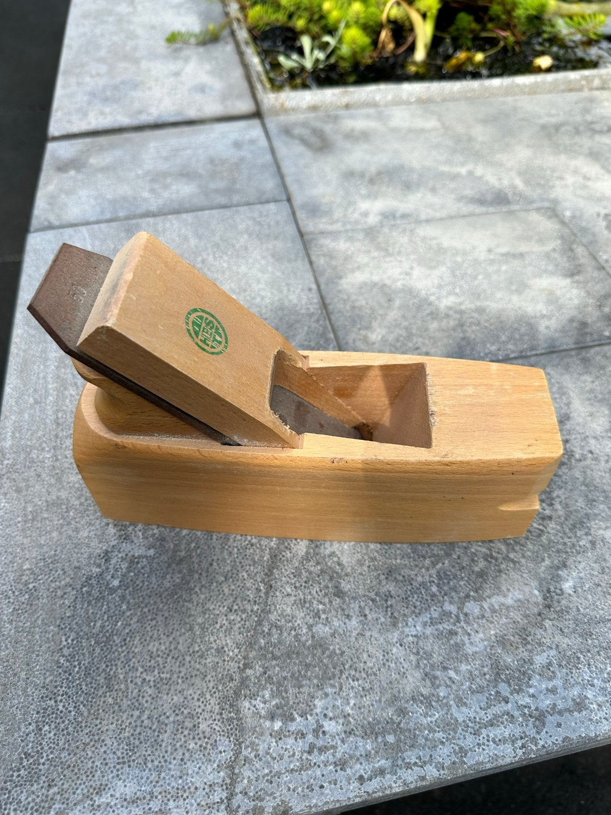 Houten handschaaf - Gebruikt maar functioneel, Ophalen of Verzenden, Gebruikt, Overige typen, Overige merken