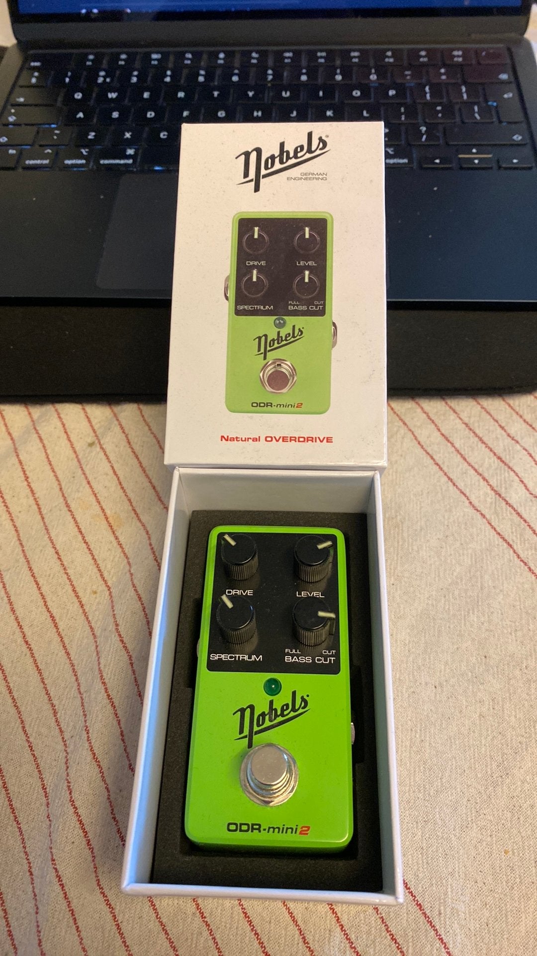 Nobels ODR-mini 2, Ophalen of Verzenden, Zo goed als nieuw, Distortion, Overdrive of Fuzz