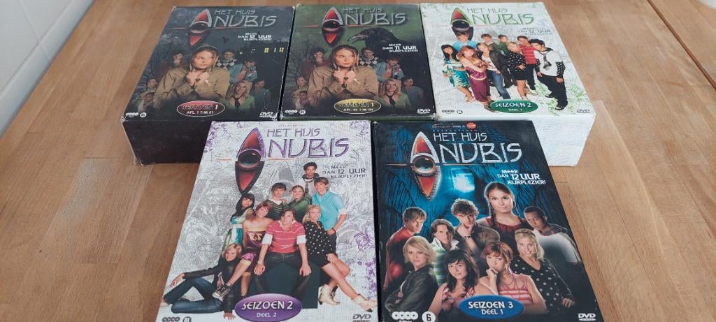Het huis anubis seizoen 1 , 2 en 3, Alle leeftijden, Boxset, Ophalen of Verzenden, Zo goed als nieuw